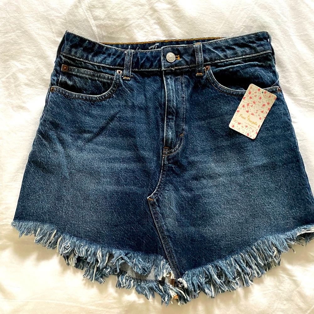 Free People Denim Skirt